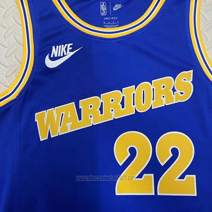 Camiseta Golden State Warriors Andrew Wiggins #22 Classic 2022-23 Azul